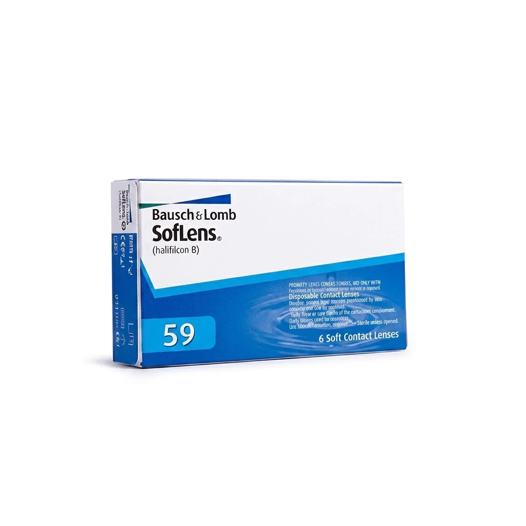 Bausch & Lomb SofLens 59 คอนแทคเลนส์รายเดือน 1คู่