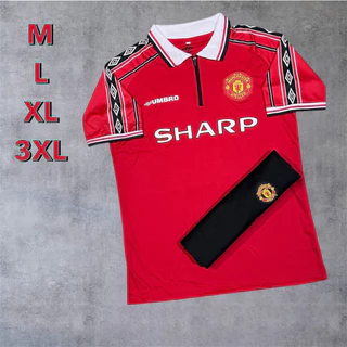 ชุดฟุตบอลชุดกีฬาเสื้อพร้อมกางเกงผ้านิ่มเย็นใส่สบายขนาดไซร้M L XL 3XL