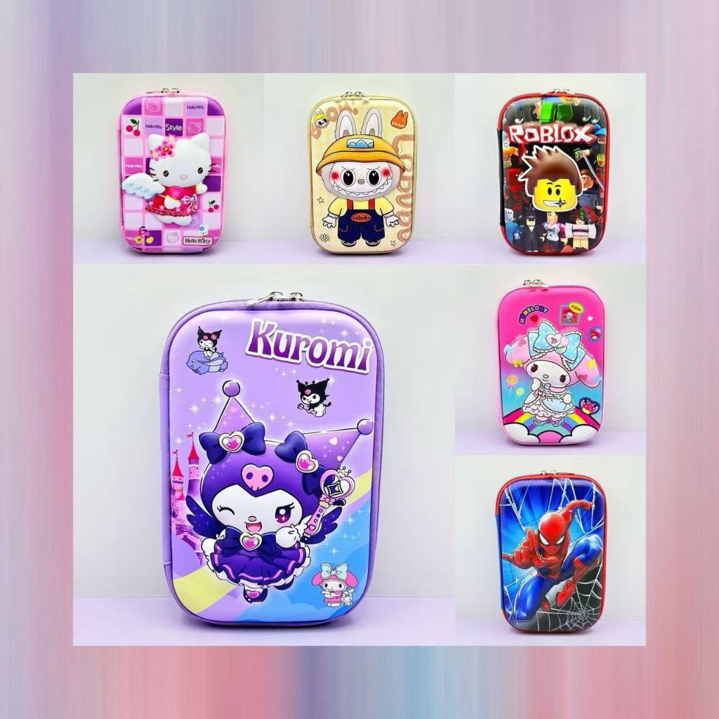 พร้อมส่ง กล่องดินสอกระเป๋าดินสอ ลายนูน 3D PP01