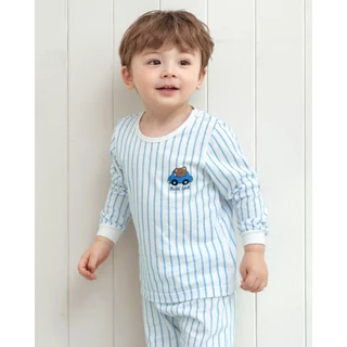 26SS/ชุดนอนเด็กแขนยาวขายาว ผ้า Single Cotton