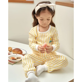 26SS/ชุดนอนเด็กแขนยาวขายาว ผ้า Single Cotton
