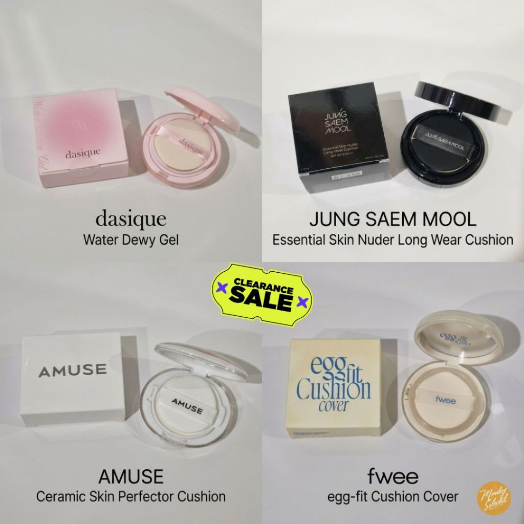 💥ลดล้างสต๊อค💥 #พร้อมส่ง# AMUSE/DASIQUE/FWEE/JUNGSAEMMOOL CUSHION