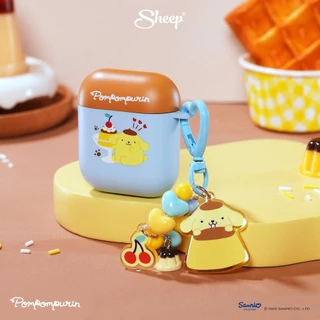[For Airpods Pompompurin] Pompompurin Collection เคสสำหรับ Airpods ลายปอมปอมปุริน พร้อม Keychain แข็งแรงกันกระแทก