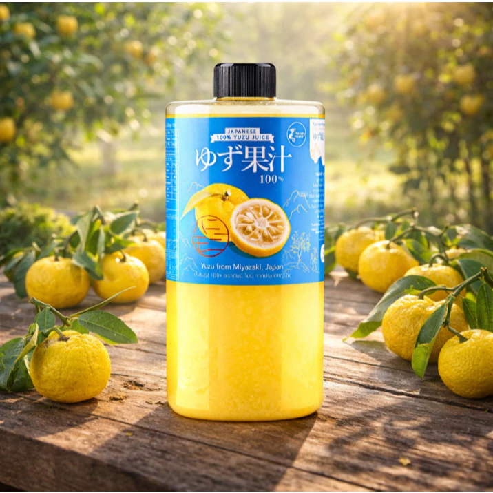 Yuzu น้ำส้มยูสุแท้ 100 % นำเข้าจากญี่ปุ่น