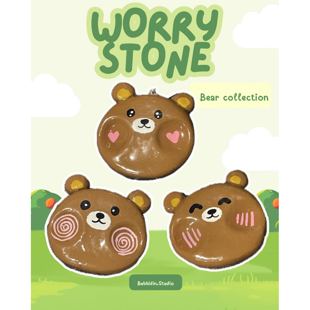 Worry Stone : Bear  collection🐻