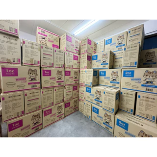 ถ้วยน้ำจิ้มพลาสติกฝาติด PET ตราแมวกาโต้ ขนาด 1ออนซ์(1oz.), 2ออนซ์(2oz.) บรรจุ 50ชุด(ขนาด 3 oz)