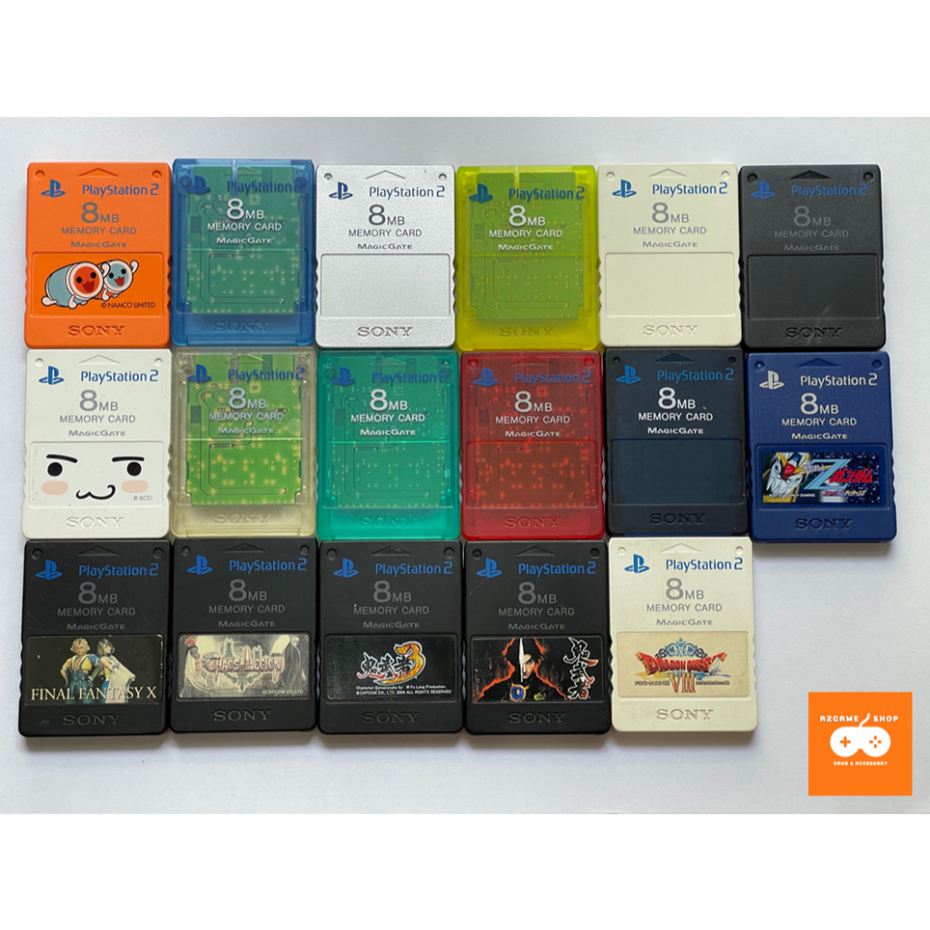 การ์ดหน่วยความจํา 8MB ของแท้ SCPH-10020 สําหรับคอนโซลเกม PS2