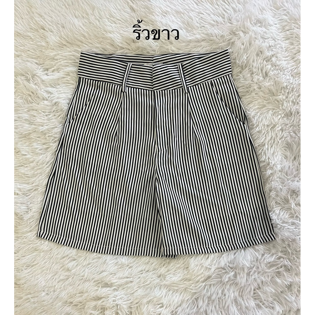 A01 กางเกงขาสั้นตะขอมีหู รุ่นลายฮิต ผ้าซาร่าห์ มีกระเป๋า2ข้าง