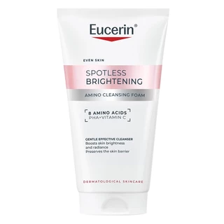 Eucerin SPOTLESS BRIGHTENING AMINO CLEANSING FOAM 50 ML โฟมล้างหน้าผิวกระจ่างใส