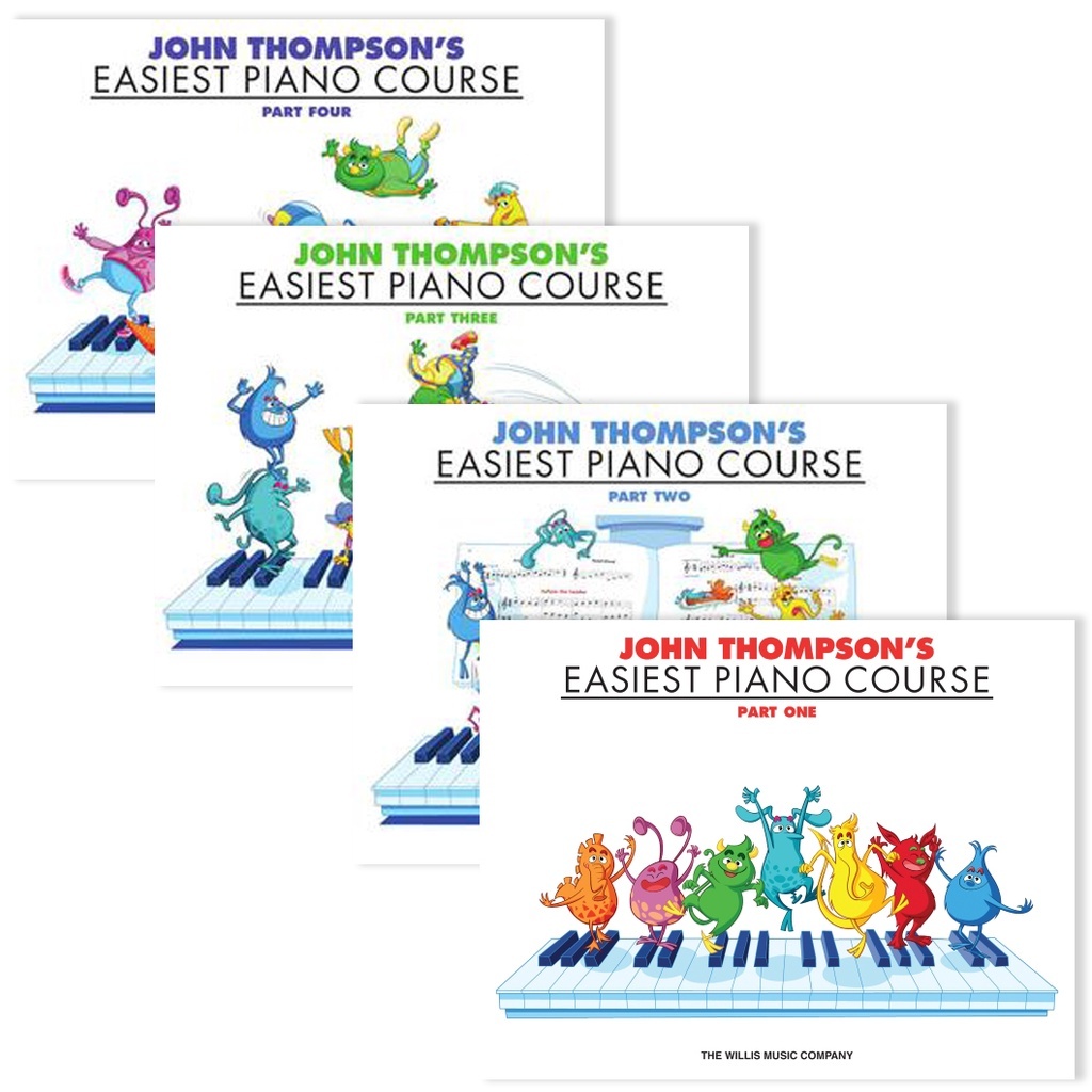 หนังสือดนตรี John Thompsons Easiest Piano Course 1 2 3 4