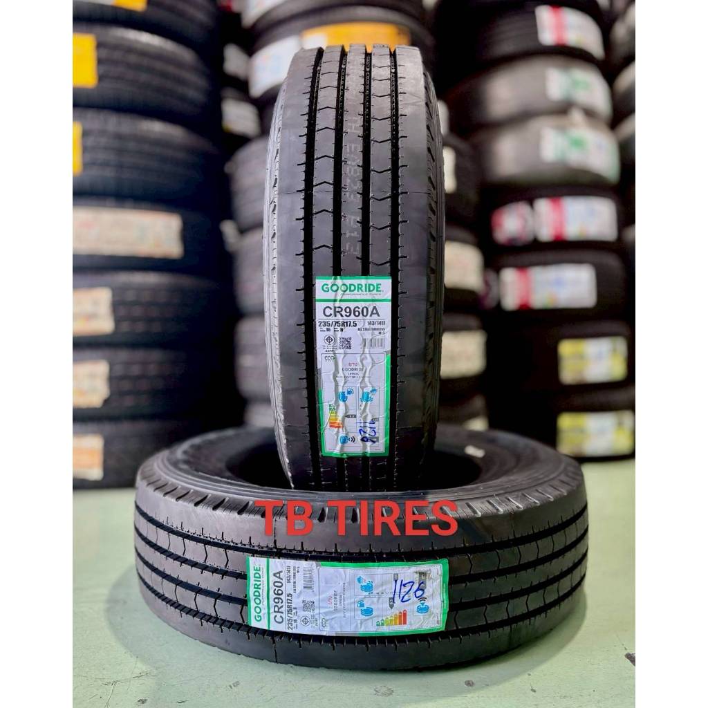 ยางรถบรรทุกเรเดียล 235/75R17.5 16PR CR960A 143/141J // GOODRIDE (ยางใหม่ปี 2026)