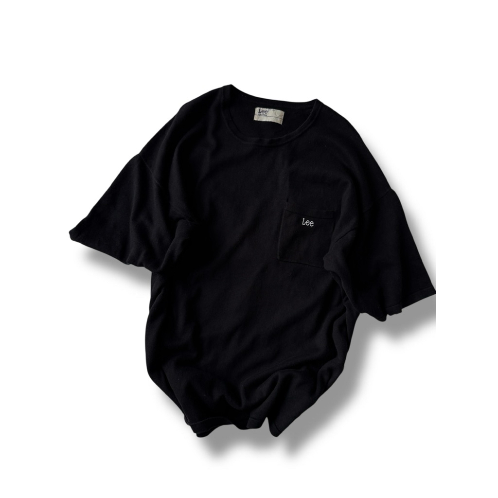.LEE Knit wears/ Vintage Knit tee shirt , black