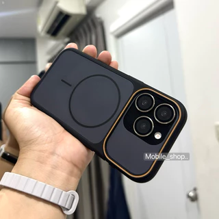 🔥มีส่งด่วน ในกทม.🔥 Case Magnetic สีด้าน เนื้อสัมผัสนุ่ม ดีไซน์กล้องseries17 เคสสำหรับไอโฟน 11-17Promax