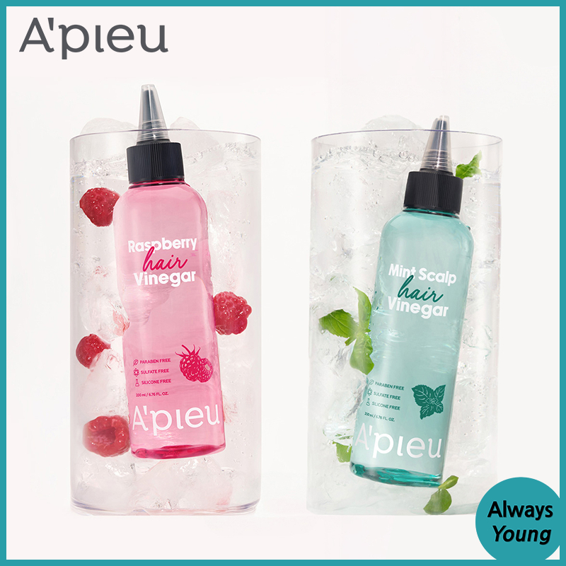 APIEU Hair Vinegar 200ml [ Raspberry / Mint Scalp ]