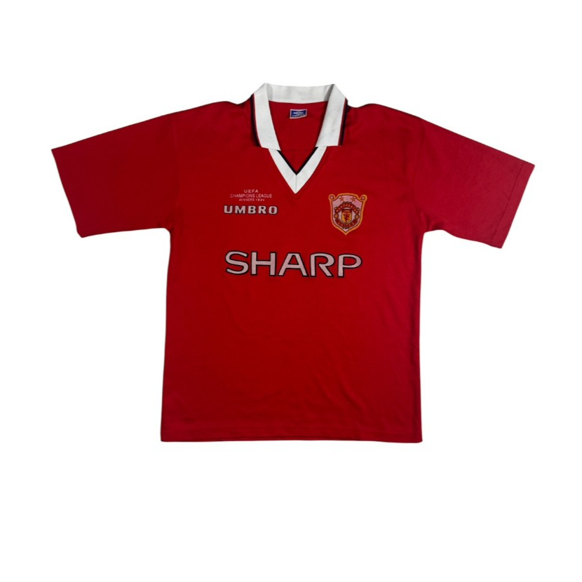 เสื้อกีฬาคอปก UMBRO สีแดง [อก 23/ยาว 28]