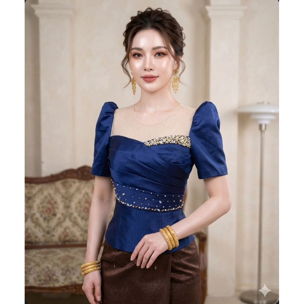 เสื้อผ้าไหมหาบ ส่งตรงจากนครเวียงจันทน์