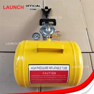 LAUNCH Bazuka Quick ถังระเบิดขอบยาง ถังระเบิดลม สำหรับขึ้นขอบยาง ขนาด 10 ลิตร,20 ลิตร สีน้ำเงิน,ถังสีเหลือง มีเซฟตี้วาล์