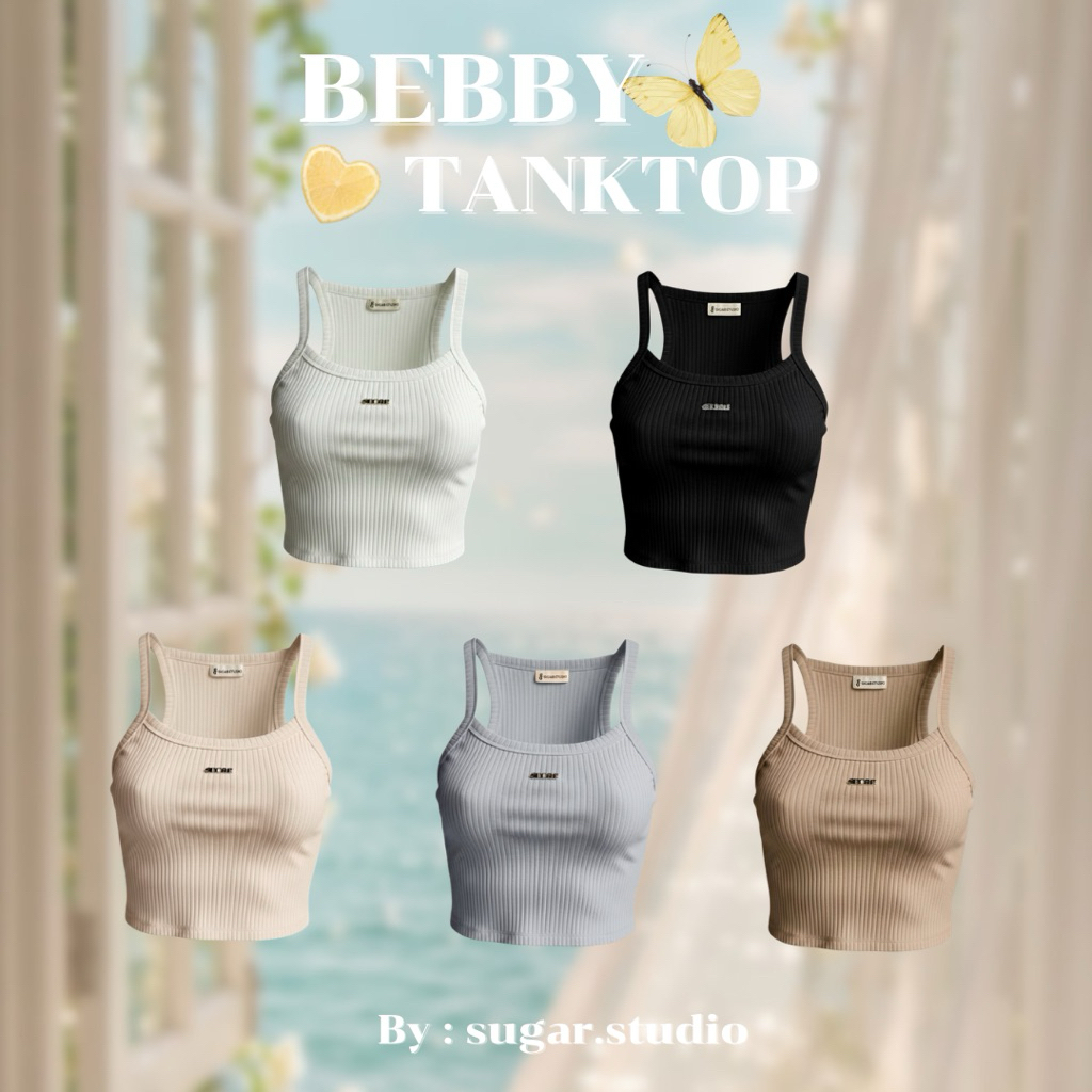เสื้อกล้ามสายเล็ก : Bebby Tanktop