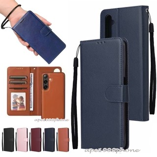 เคส ฝาพับ ตั้งได้ ล็อกได้ For SAMSUNG A07 A17 A37 A57 A36 A56 A04S A05 A05s A55 A35 A25 A15 A14 A24 A34 A54 A22 A06 A16