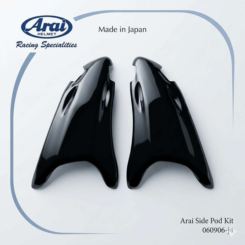 Arai MD-2 Cover 104137 Glass Black / ฝาครอบหมวกกันน็อค Arai อะไหล่แท้ สีดำกระจก