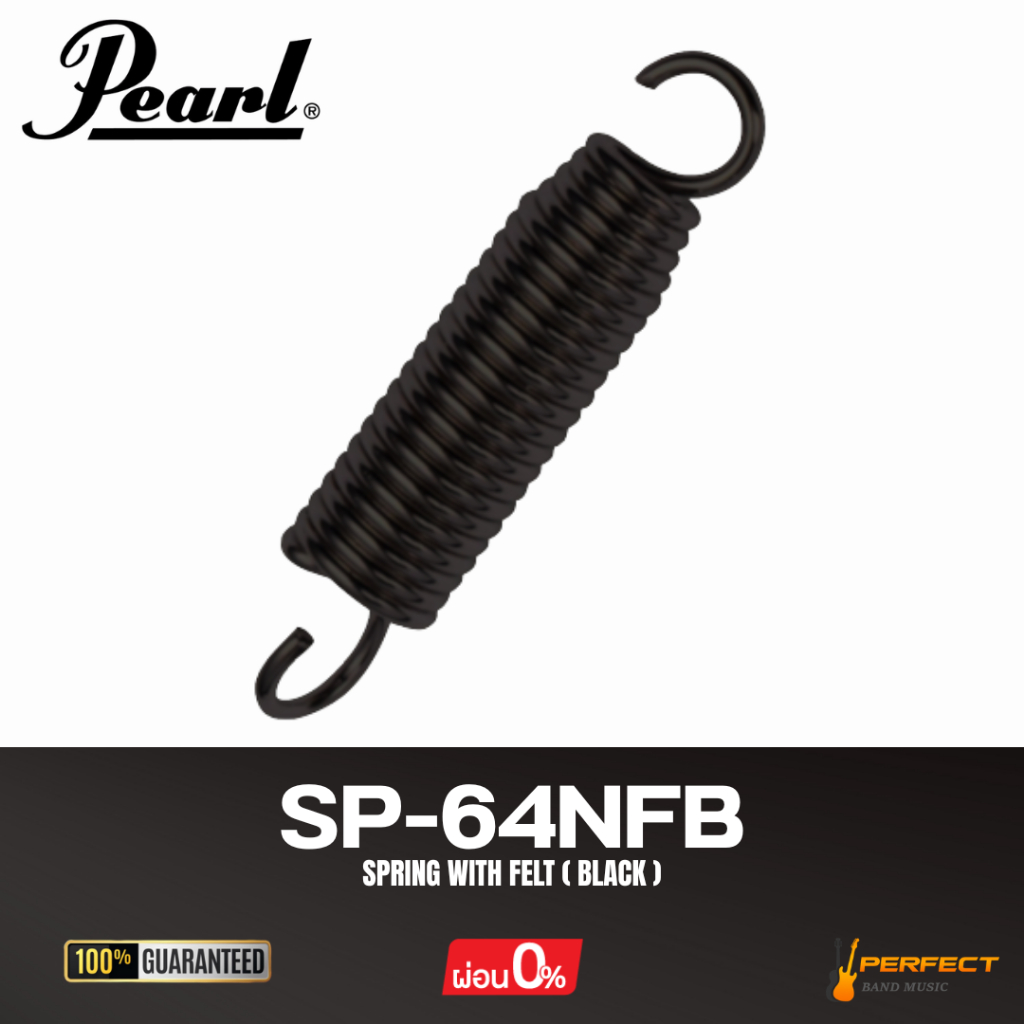สปริงกระเดื่อง Pearl SP-64NFB Spring & Felt for Demon Drive Pedals - Black ของแท้ 100%