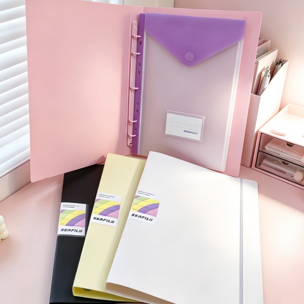 ซองเอกสาร F4 11 รู PP ใส หนาพิเศษ มีช่องใส่การ์ด ใส่ข้อสอบได้ อุปกรณ์การเรียน ออฟฟิศ พร้อมส่ง
