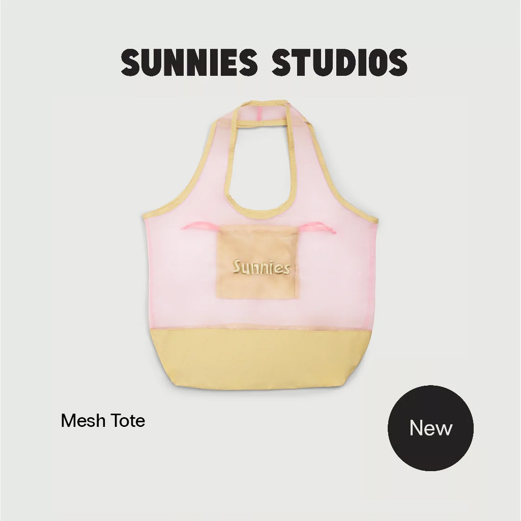 Sunnies Studios Mesh Tote สี Pink Guava