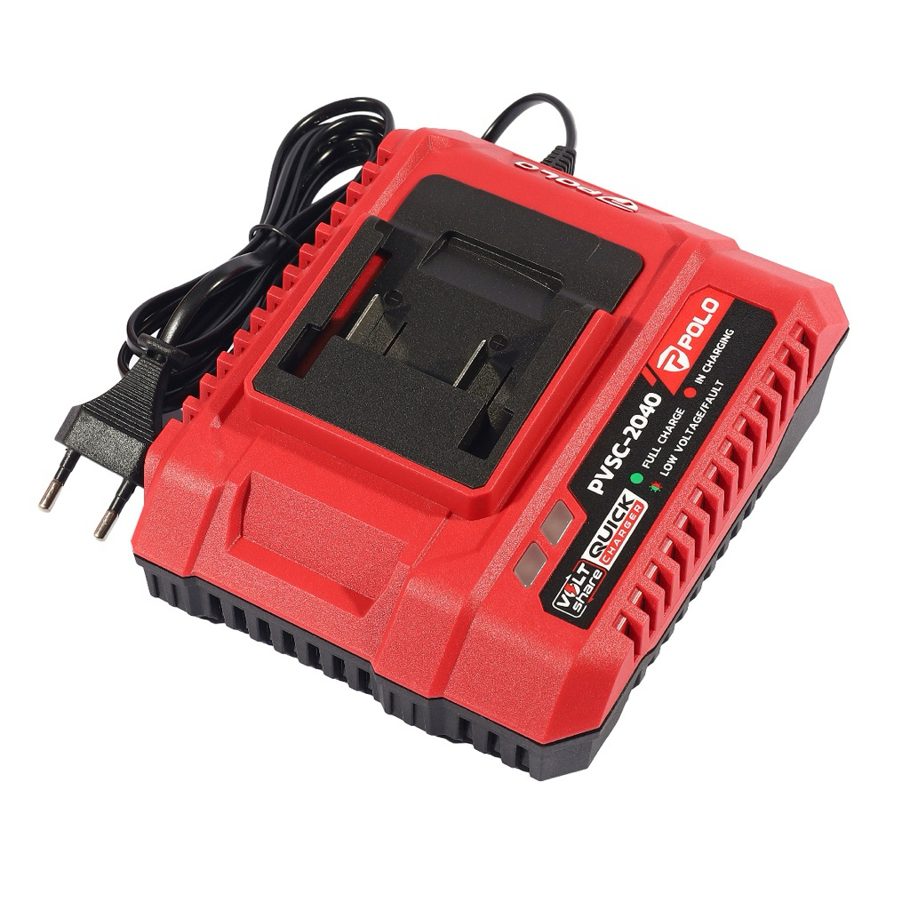 POLO แท่นชาร์จแบตเตอรี่ 20 โวลต์ 4.0 แอมป์ รุ่น PVSC-2040 (P651-PVSC-2040)