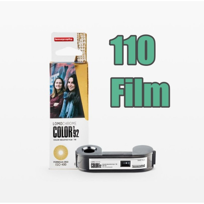 ฟิล์มสี ขนาด110 LomoChrome Color ’92 110 ISO 400 ฟิล์ม 110 lomo lomography