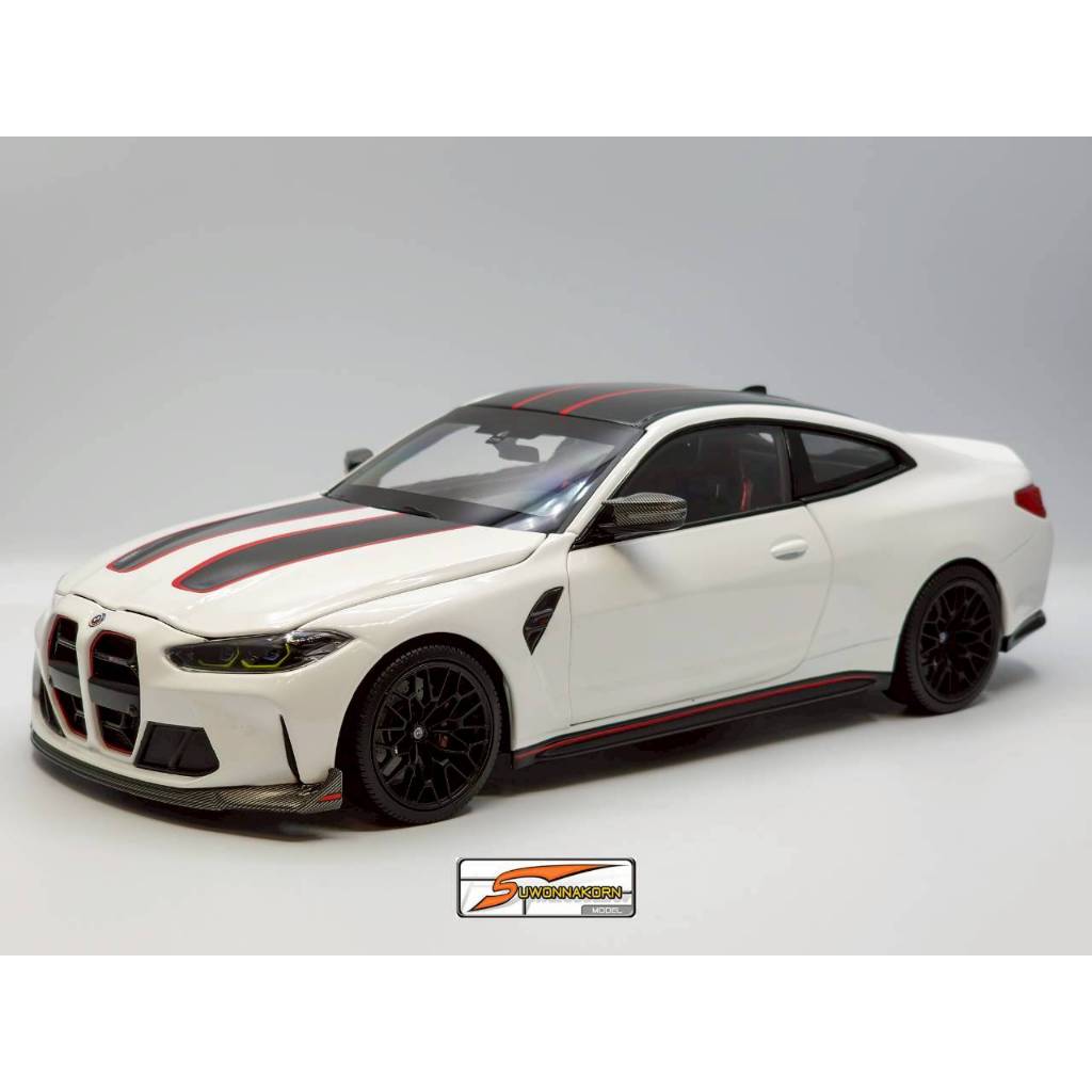 MINICHAMPS 1/18 BMW M4 CSL 2023 White