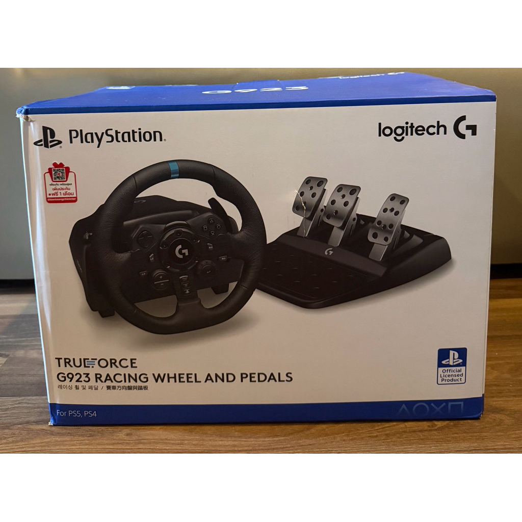 Logitech G923 Driving Force Racing Wheel For Playstation and Pc