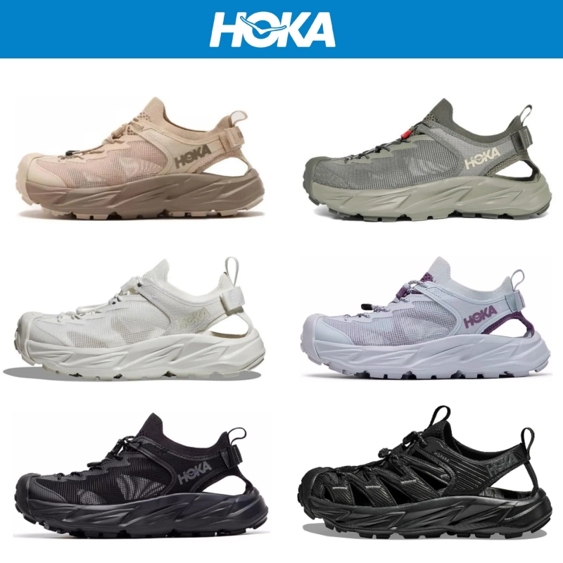 【ของแท้ 100%】HOKA ONE ONE Hopara 2  OG Black Khaki White Green Blue Sports sandals รองเท้ากีฬา