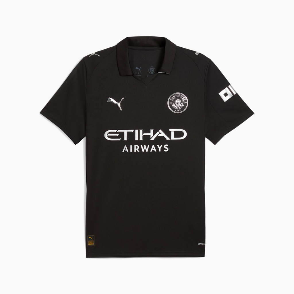 2แชมป์ ปีสุดท้ายเป๊ป 🏆 Manchester City Away Jersey 25/26 เสื้อแมนซิตี้ ดำดุสวยมาก แท้ล้าน%