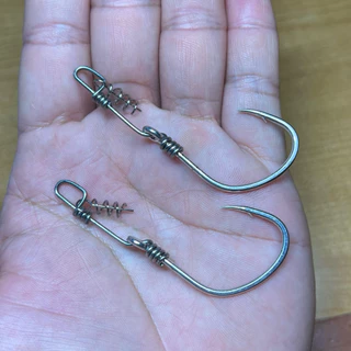 ตะขอเบ็ดรุ่น Sian Hook งานชะโด คุณภาพสูงสำหรับเหยื่อยางขนาน 3.5-4 นิัว