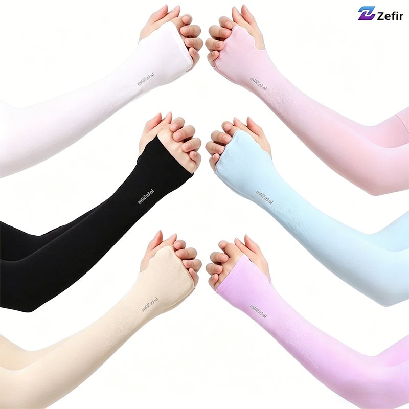 Zefir ปลอกแขนกันยูวี เย็นสบาย ใส่กลางแจ้ง เดินทางได้ ไม่จำกัดเพศ