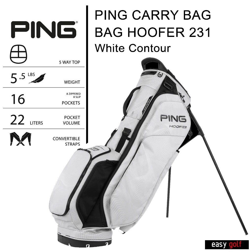 PING BAG HOOFER 231 PING CARRY BAG ถุงกอล์ฟ
