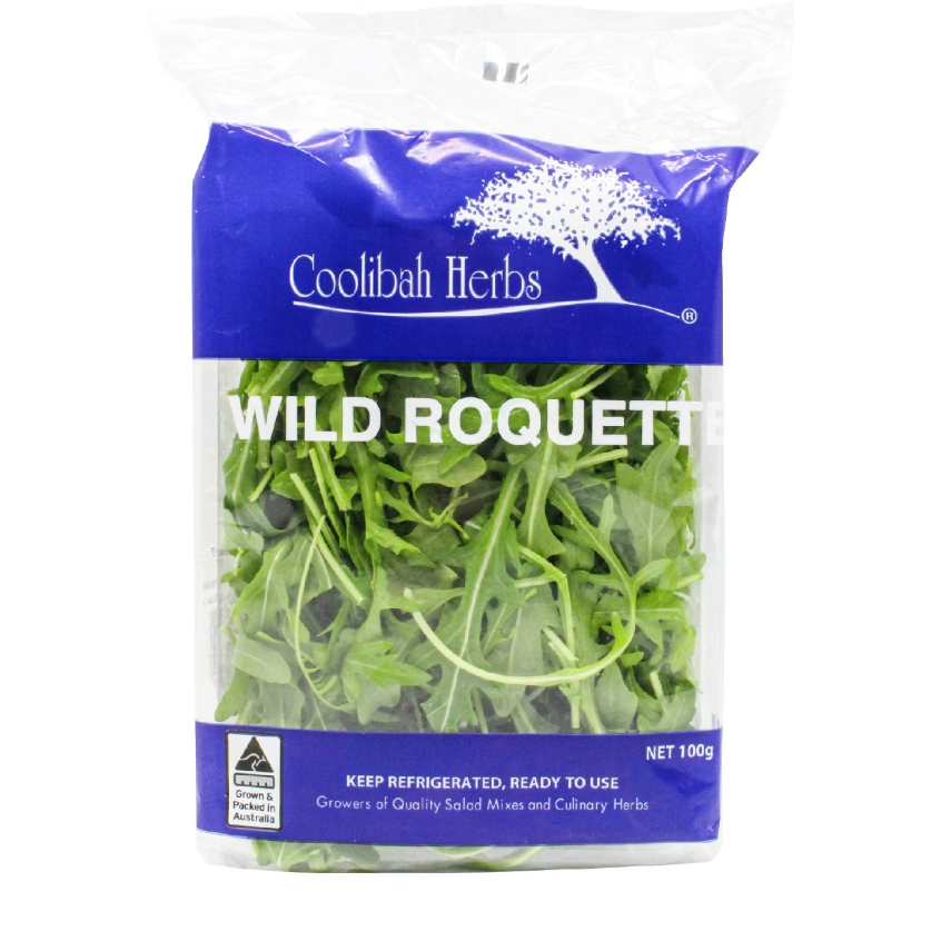 🥬Salad Mix Prepack Wild Roquette 100g (AU) สลัดผักร็อกเก็ตป่า 100 กรัม (นำเข้าจากออสเตรเลีย)