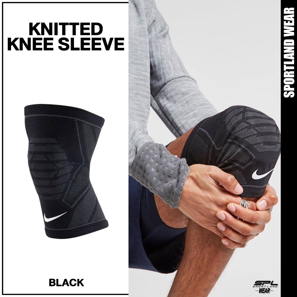 Nike ไนกี้ ปลอกรัดหัวเข่า พยุงเข่า Pro Closed Patella Knee Sleeve N.100.0674.010 BK (1300)