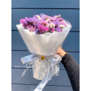 ส่งต่างจังหวัดได้นะคะ💐ช่อดอกสเตติสสด ช่อดอกไม้สด พร้อมการ์ด9แบบให้เลือก ช่อดอกไม้แทนความรู้สึก💓