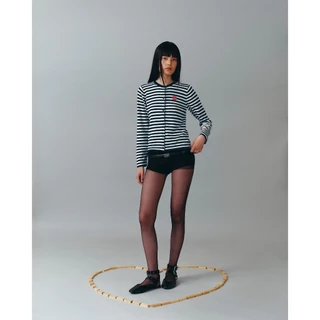 maison KEEPS | Bisou Knitted Cardigan | เสื้อคาร์ดิแกนไหมพรมลายทาง