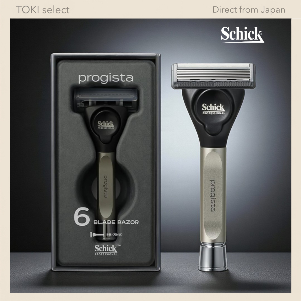 Schick progista 6-blade shaver holder (with blades) men's razor shaving