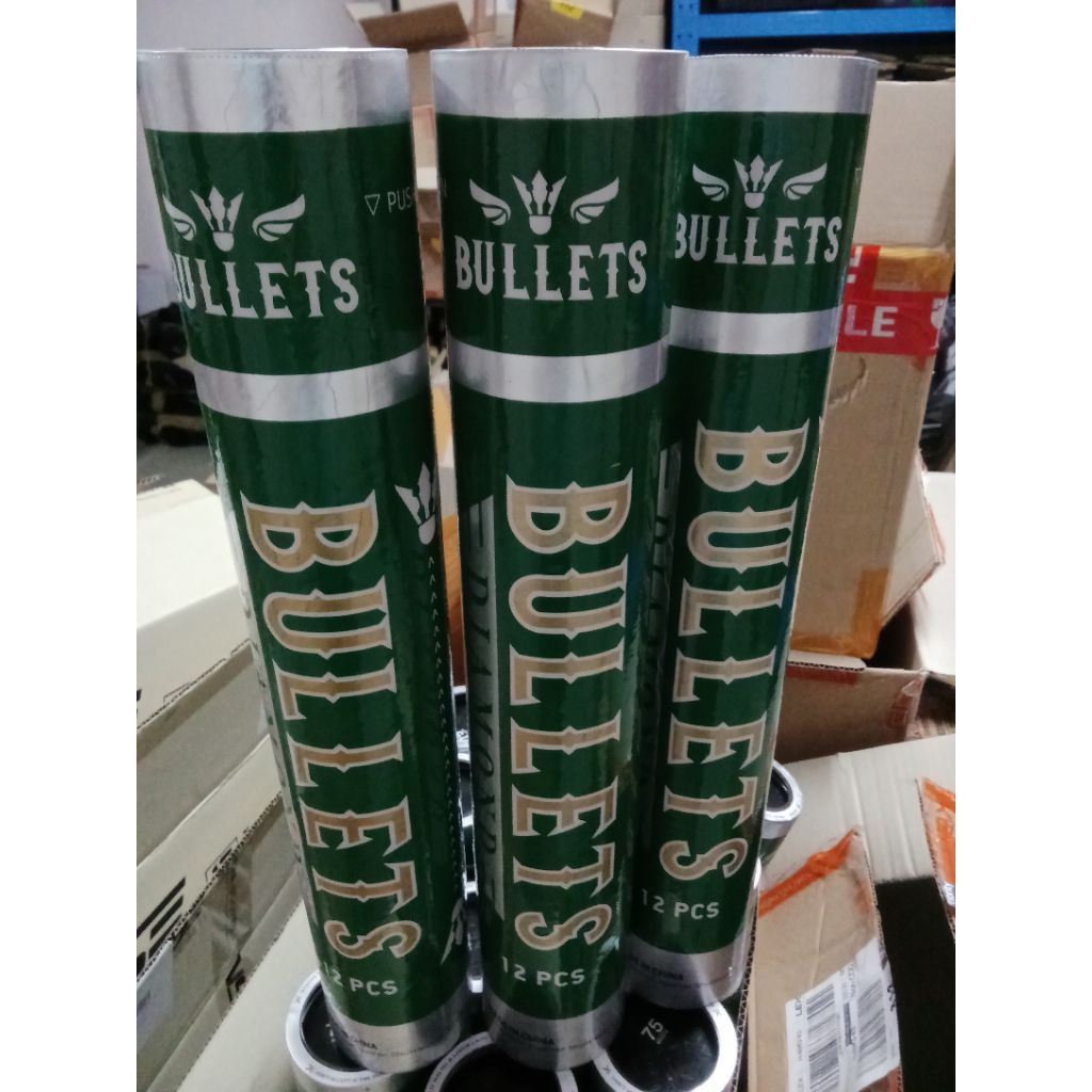 ลูกแบดมินตัน BULLETS Diamond ขนเป็ดเกรด A- ตีลื่นไหล ควบคุมง่ายสปีด75-76