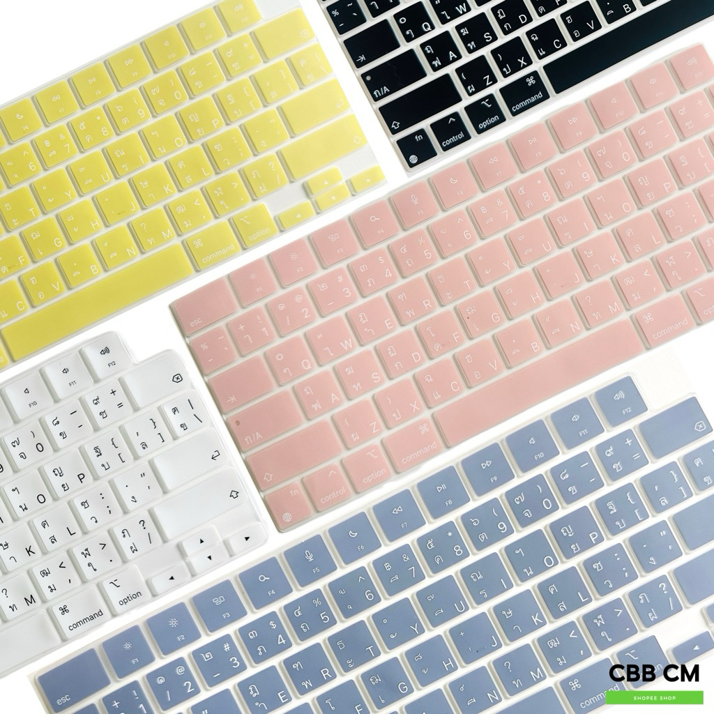 Silicone Keyboard MacBook Neo 13 A3404 2026 พิมพ์ภาษาไทย Eng แผ่นซิลิโคนคีย์บอร์ดแมคบุค
