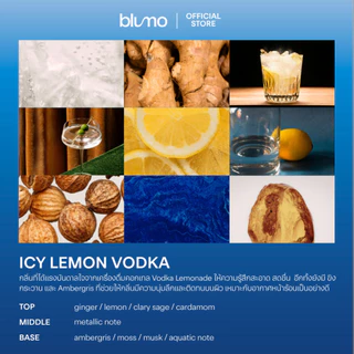 บาล์มสติ๊กระงับกลิ่นกาย Blumo Refillable Deodorant Stick (กลิ่น Icy Lemon Vodka)
