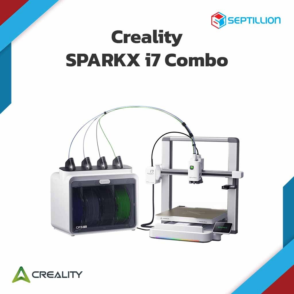 SPARKX i7 Color Combo — เครื่องพิมพ์ 3D 4 สี AI อัจฉริยะ พร้อมระบบ CFS Lite