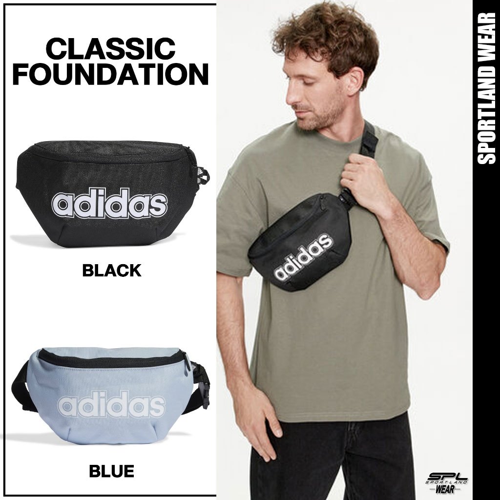 Adidas Collection อาดิดาส กระเป๋าคาดอก กระเป๋าคาดเอว WaistBag Classic Foundation HT4777 / IK5777 (60