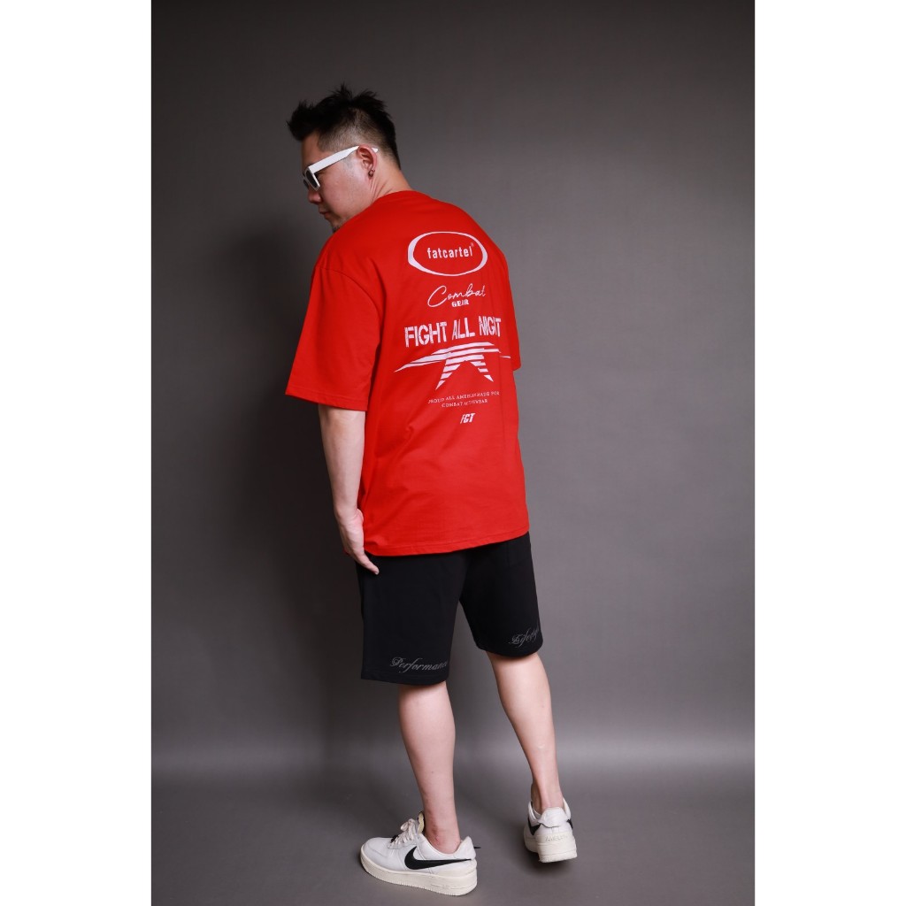 เสื้อFATCARTEL Fight all Nightเสื้อไซส์ใหญ่XL-7XL