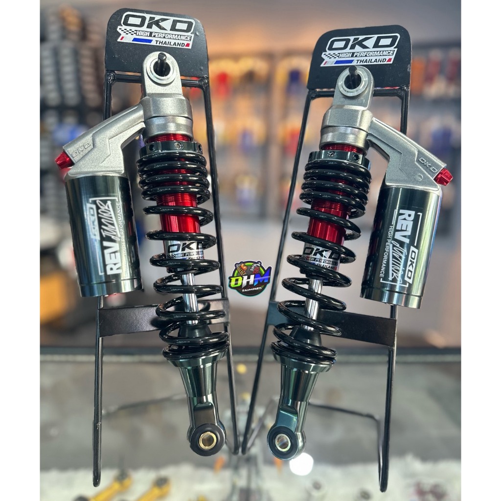 โช๊คหลัง OKD รุ่น RevJunior ใส่เวฟ ( 125i ปี 2023 ถึงปัจจุบัน / 110i ปี2019 ถึงปัจจุบัน ) สูง320มิล ราคา ถูกที่สุด ดีลบีเคเค แกลเลอรีภาพที่ 2