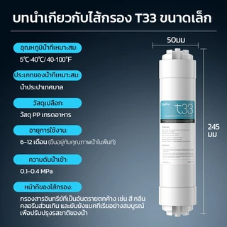 ชุดไส้กรองเครื่องกรองน้ำระบบ UF ระดับ 5 ขนาด 10 นิ้ว ใช้งานทั่วไป กรองละเอียด 0.01 ไมครอน สามารถดื่มได้โดยตรง รวม 5 ชิ้น