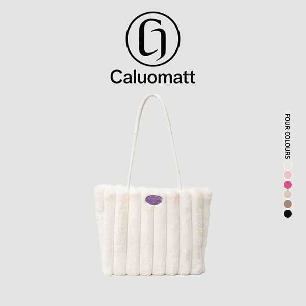 【Caluomatt.TH】กระเป๋าสะพายไหล่ผู้หญิง ผ้ากำมะหยี่ ใบเล็ก น่ารัก สไตล์เกาหลี แฟชั่น ใช้ได้ทุกวัน